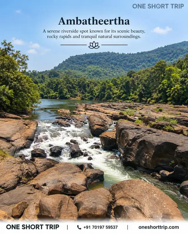 Ambatheertha in the Sringeri region on Karnataka tour