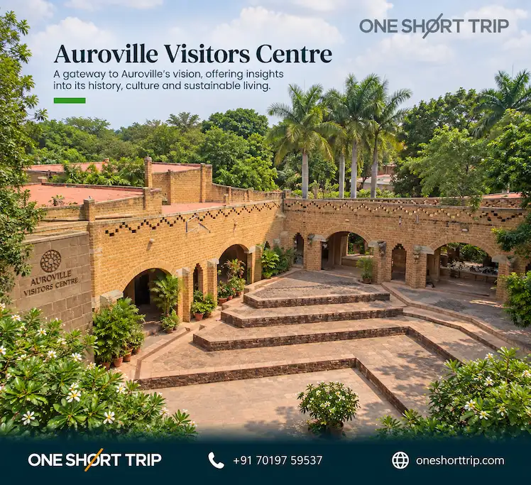 Auroville Visitors Centre near Pondicherry
