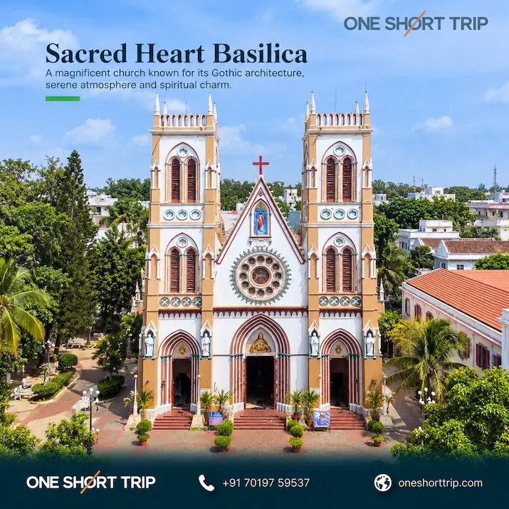 Basilica of the Sacred Heart of Jesus in Pondicherry