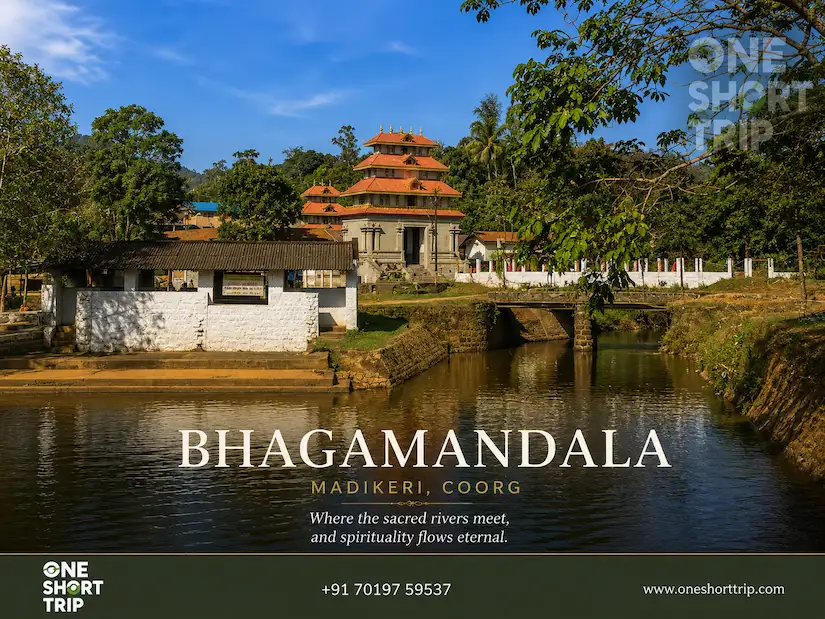 Bhagamandala pilgrimage centre in Coorg