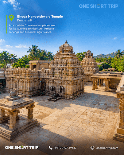 Bhoga Nandeeshwara Temple at Nandi Village near Nandi Hills