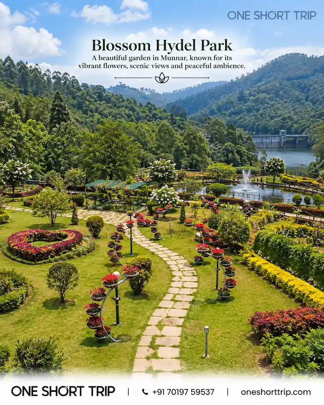 Blossom Hydel Park in Munnar Kerala
