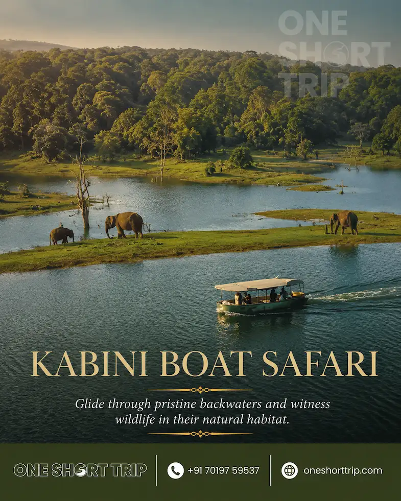 Boat safari experience on the Kabini backwaters