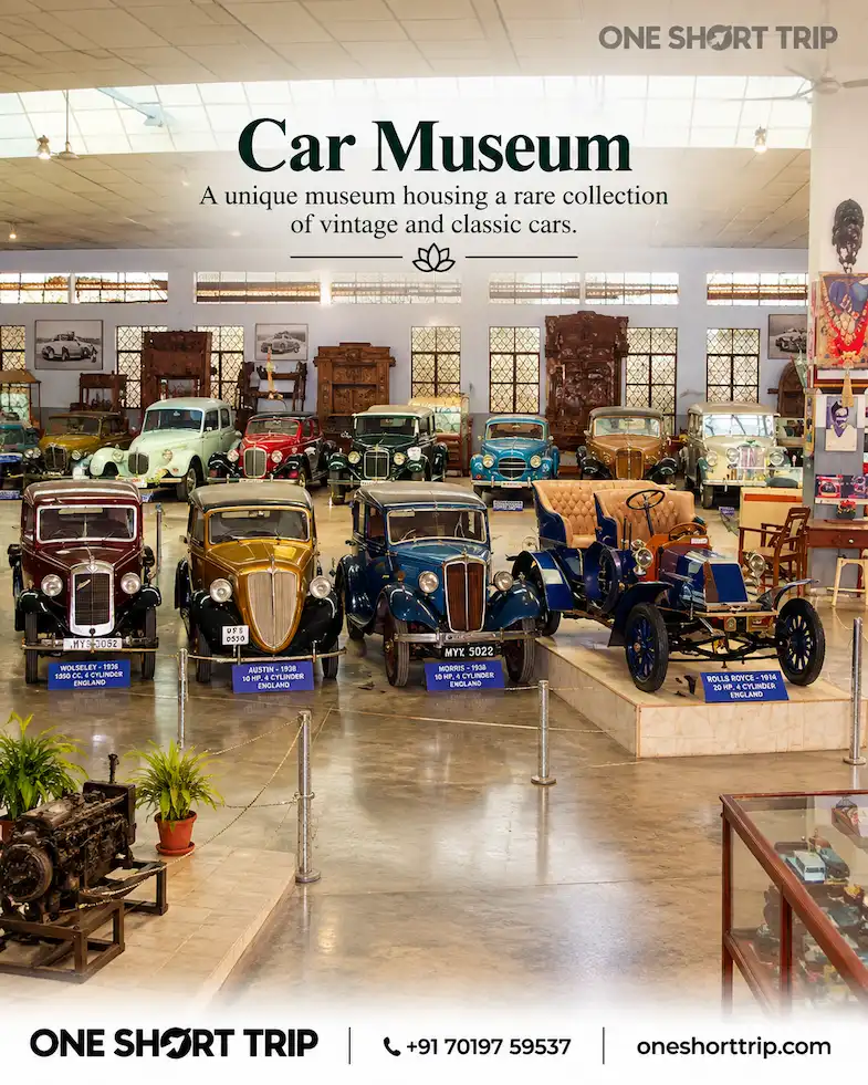 Car Museum Dharmasthala on Karnataka tour from Bangalore
