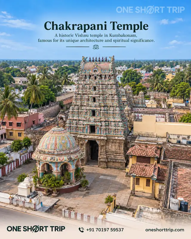 Chakrapani Temple Kumbakonam on temple tour from Bangalore