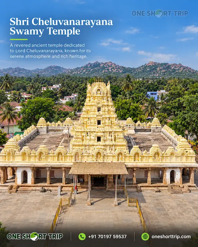 Cheluvanarayana Swamy Temple on Melukote and Kere Thonnur tour from Bangalore
