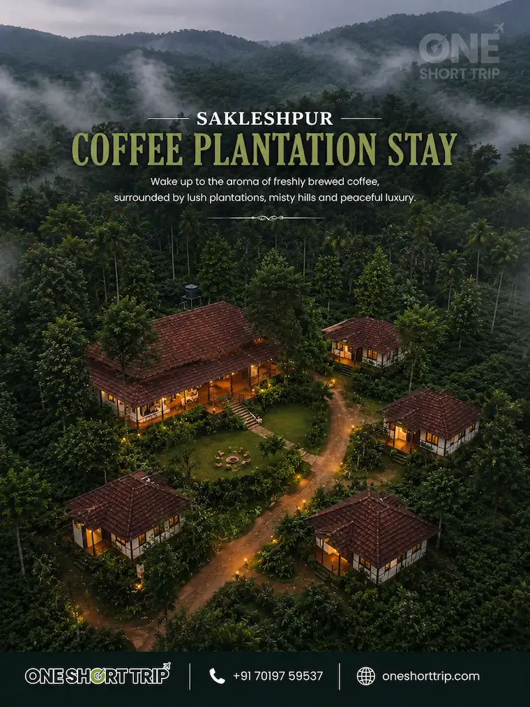 Coffee plantation stay during a Sakleshpur tour from Bangalore