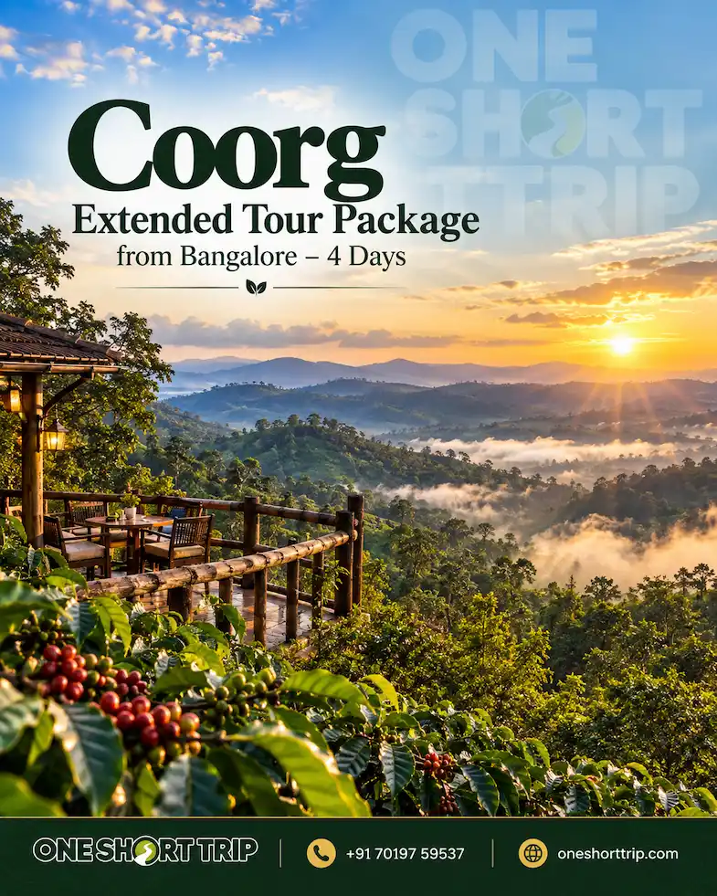 Coorg Extended Tour Package from Bangalore