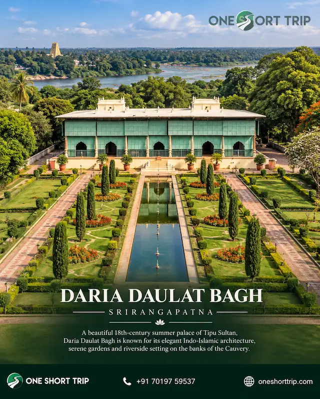 Dariya Daulat Bagh, Tipu Sultan's summer palace in Srirangapatna