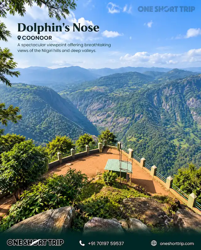 Dolphin's Nose viewpoint in Coonoor