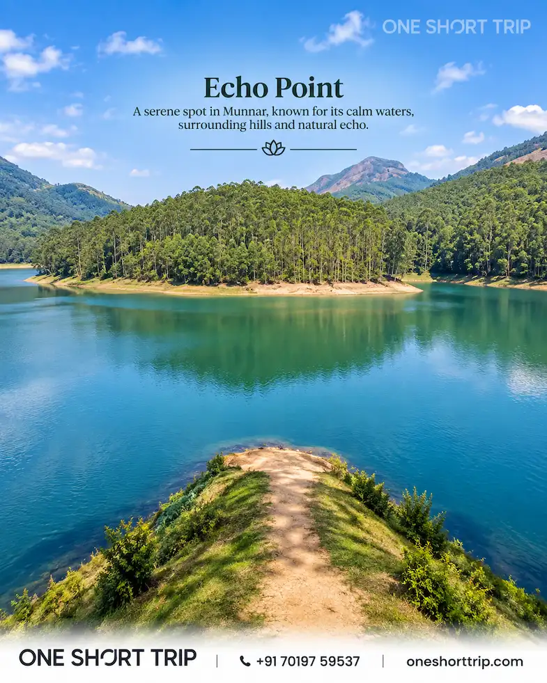 Echo Point in Munnar on a tour from Bangalore
