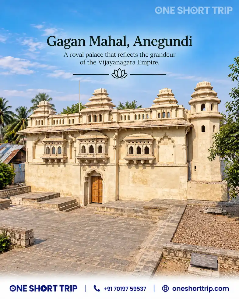 Gagan Mahal heritage structure in Anegundi