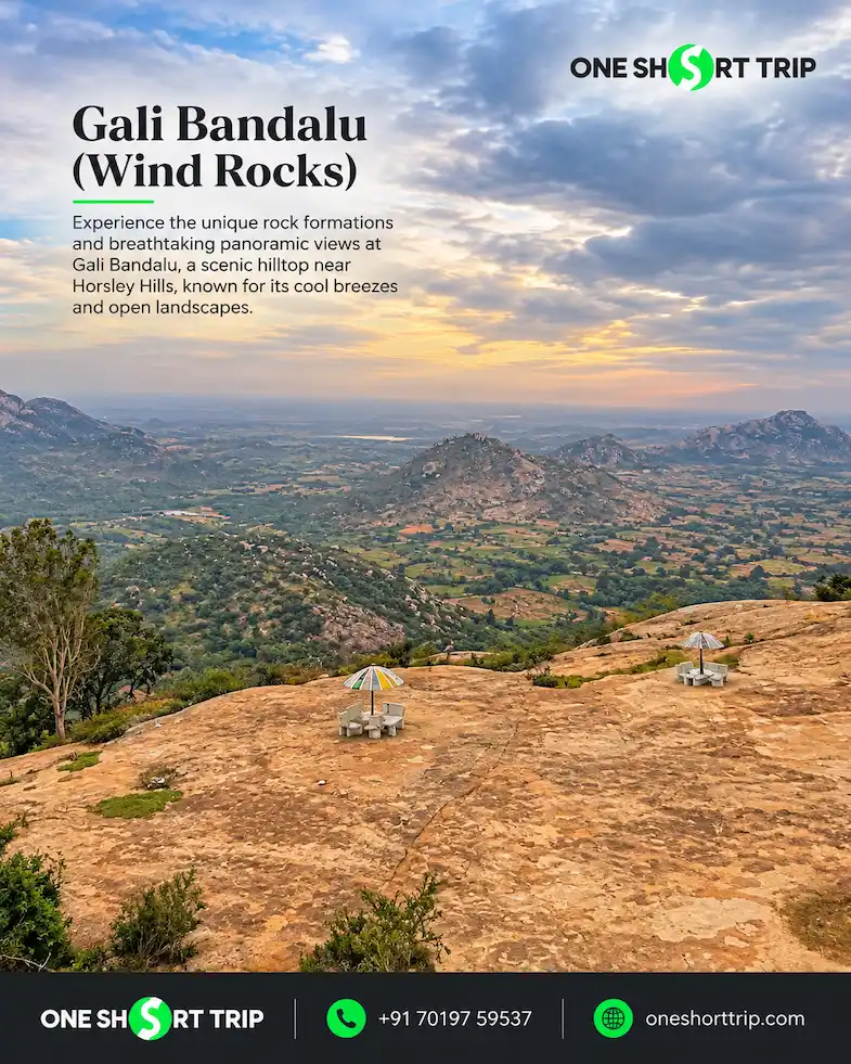 Gali Bandalu at Horsley Hills on tour from Bangalore
