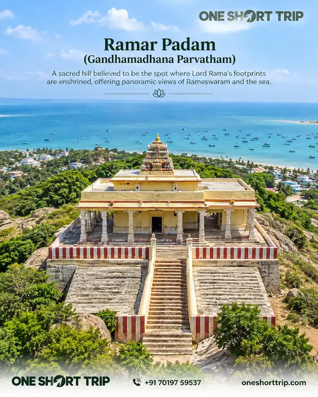 Gandhamadhana Parvatham and Ramar Padam in Rameswaram