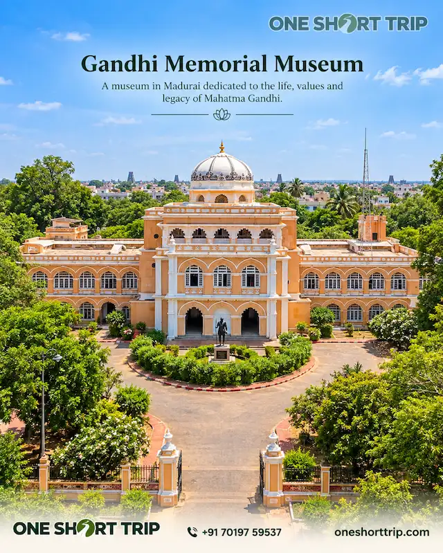 Gandhi Memorial Museum in Madurai on a Bangalore tour