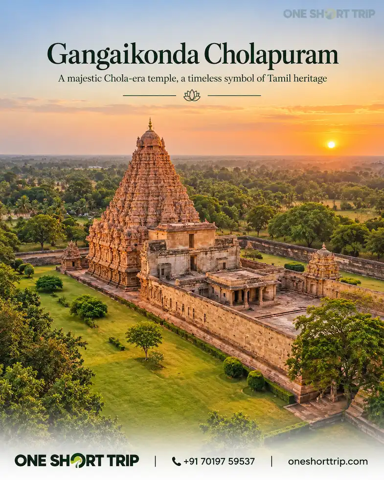 Brihadisvara Temple Gangaikonda Cholapuram from Bangalore