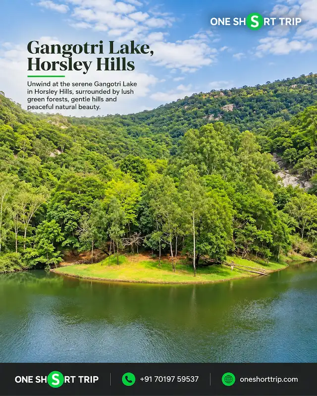 Gangotri Lake at Horsley Hills on tour from Bangalore
