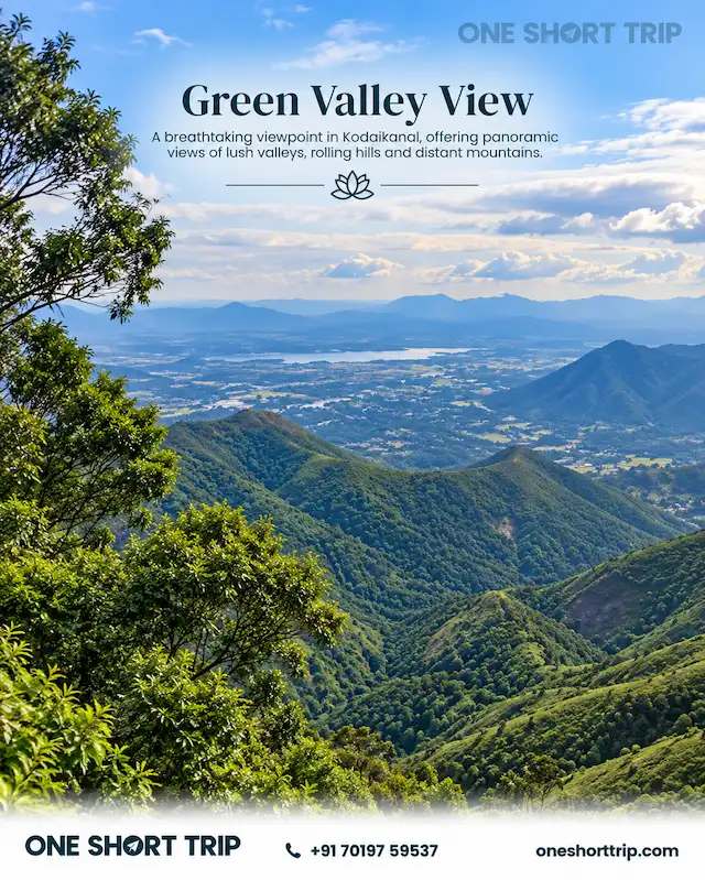 Green Valley View in Kodaikanal on a tour from Bangalore