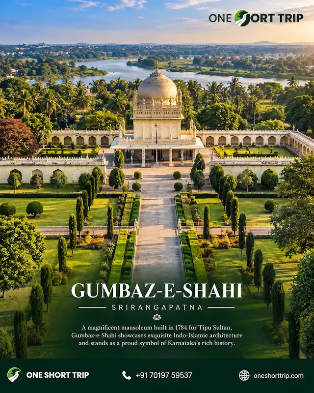 Gumbaz mausoleum in Srirangapatna on the Mysuru heritage route