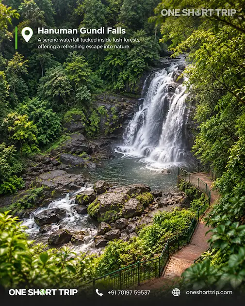Hanuman Gundi Falls near Kudremukh