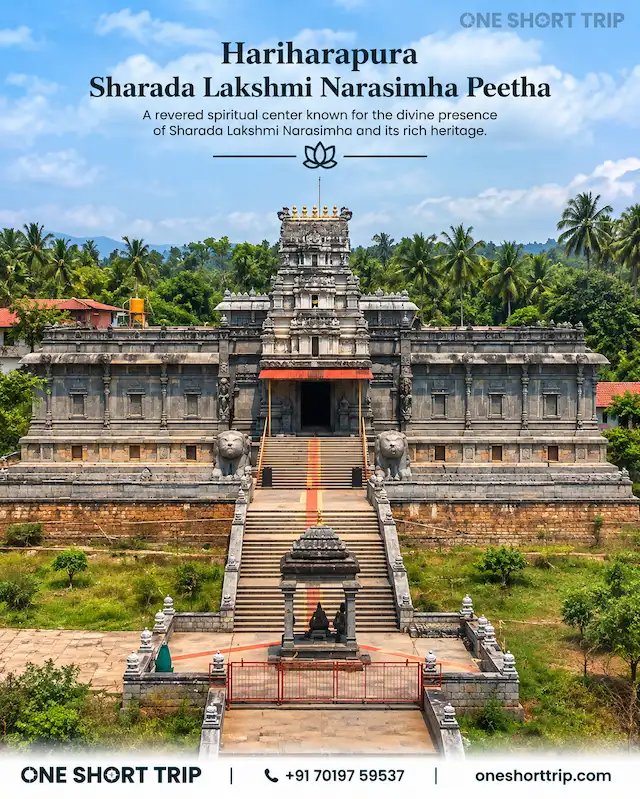 Hariharapura Sharada Lakshmi Narasimha Peetha on Karnataka temple tour