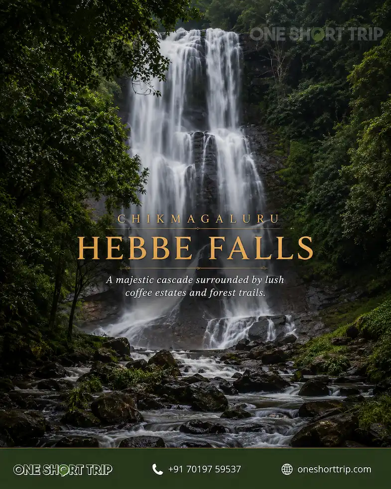 Hebbe Falls near Kemmanagundi in Chikmagalur
