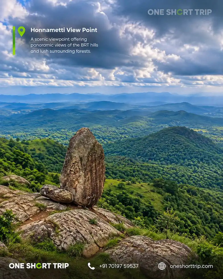 Honnametti Viewpoint in BR Hills