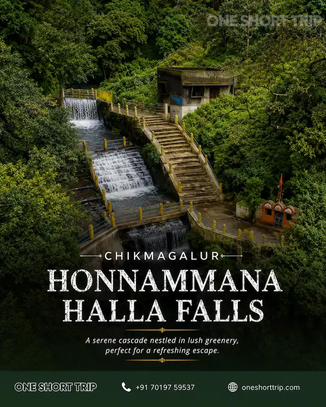 Honnammana Halla waterfall in Chikmagalur