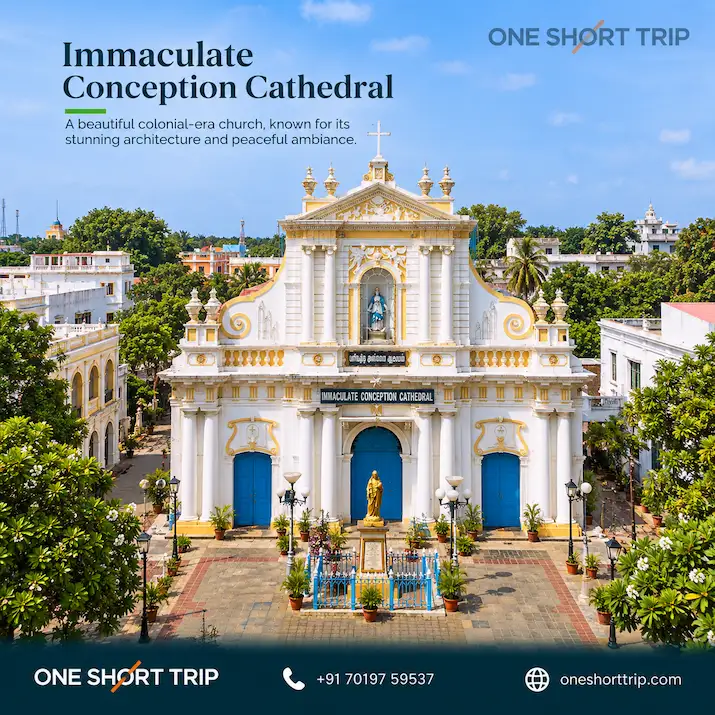 Immaculate Conception Cathedral in Pondicherry