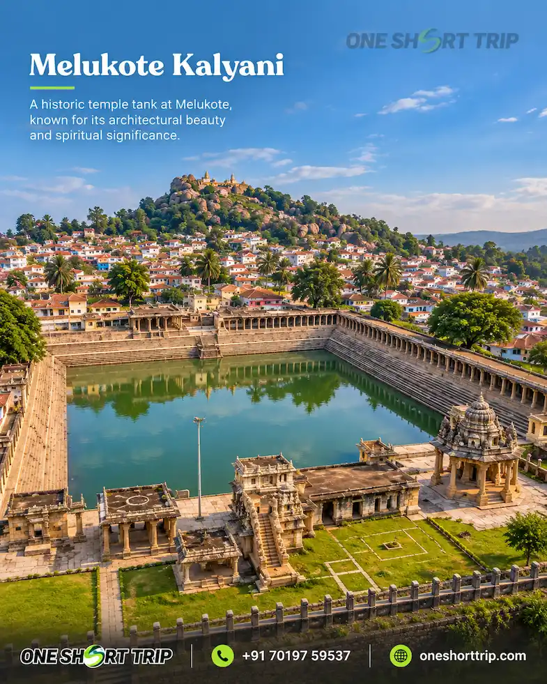 Kalyani Pushkarini in Melukote on Melukote and Kere Thonnur tour from Bangalore