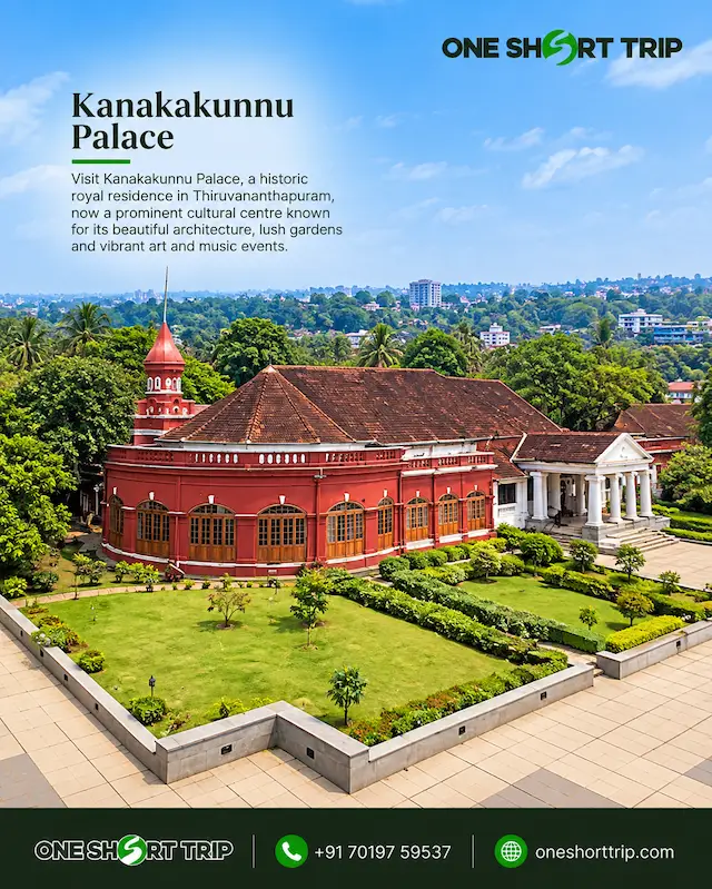Kanakakunnu Palace in Thiruvananthapuram on a tour from Bangalore