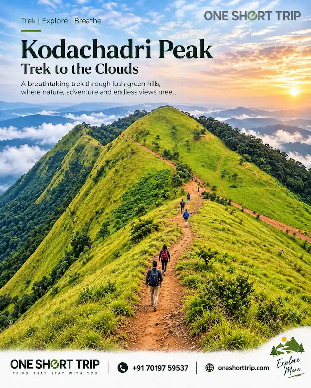 Kodachadri Peak on Kollur and Kodachadri tour from Bangalore