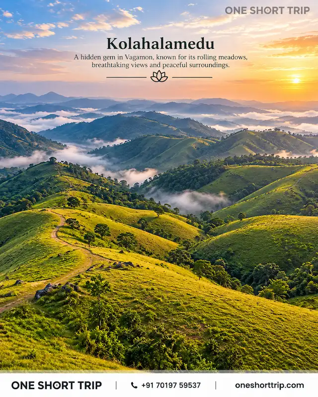 Kolahalamedu in Vagamon on tour from Bangalore