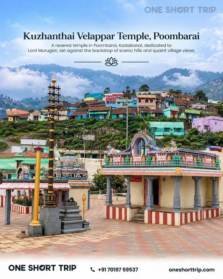 Kuzhanthai Velappar Temple at Poombarai near Kodaikanal