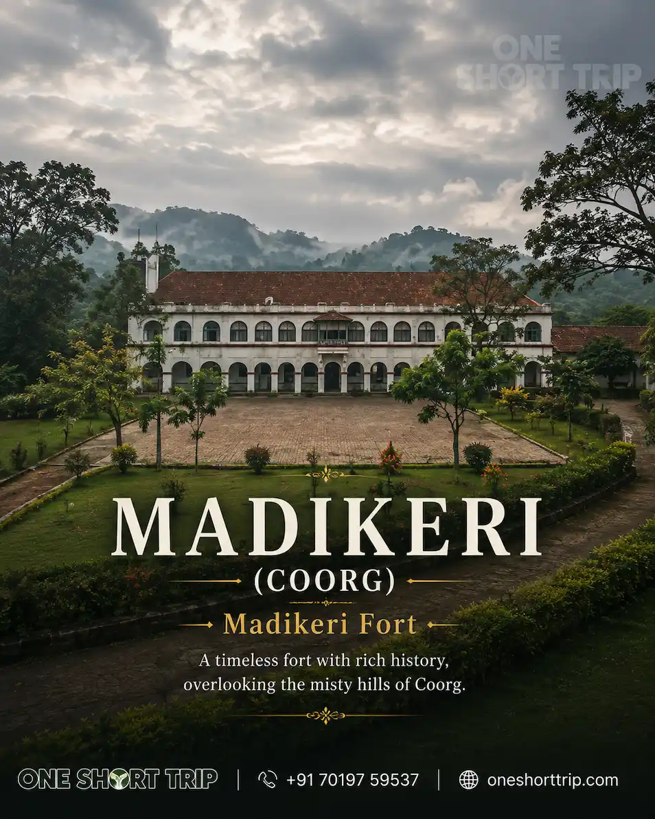 Historic Madikeri Fort visited during a Coorg trip from Bangalore