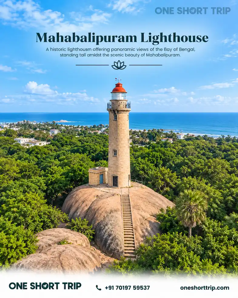 Mahabalipuram Lighthouse on the Tamil Nadu coast