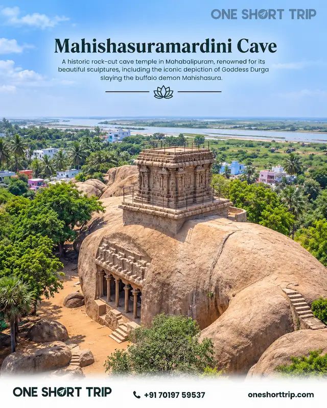 Mahishasuramardini Cave Temple in Mahabalipuram