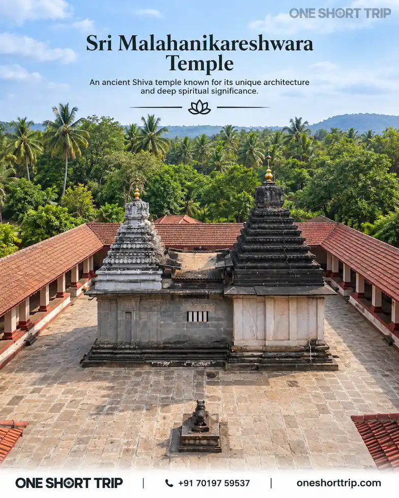 Malahanikareshwara Temple Sringeri on temple tour from Bangalore