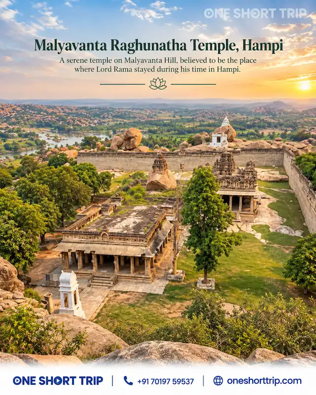 Malyavanta Raghunatha Temple near Hampi