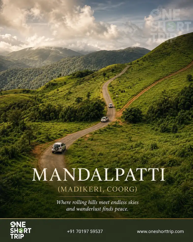 Mandalpatti Viewpoint in Coorg on a 4-day tour from Bangalore