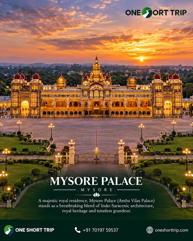 Mysore Palace on a two-day Mysuru heritage tour from Bangalore