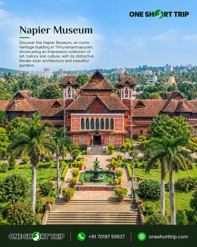 Napier Museum in Thiruvananthapuram on a tour from Bangalore