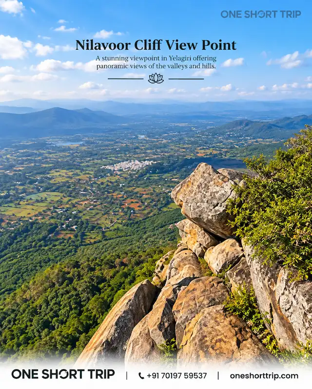 Nilavoor Cliff Viewpoint in Yelagiri on a trip from Bangalore