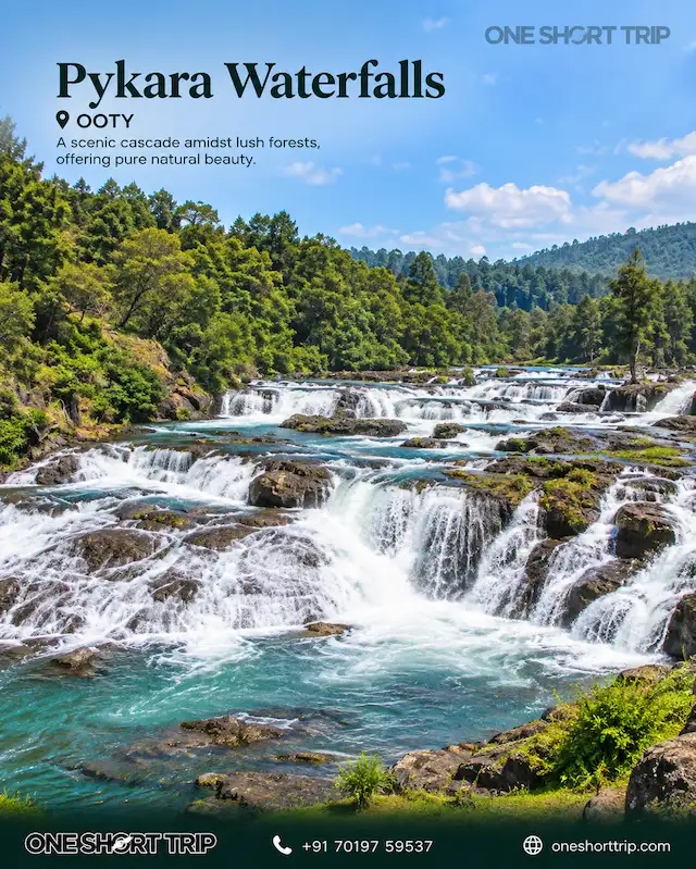 Pykara Waterfalls during the Ooty Express Tour Package from Bangalore