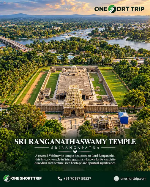 Sri Ranganathaswamy Temple in Srirangapatna on a Mysuru tour from Bangalore