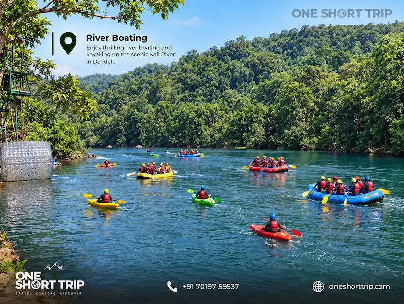 River boating experience in Dandeli