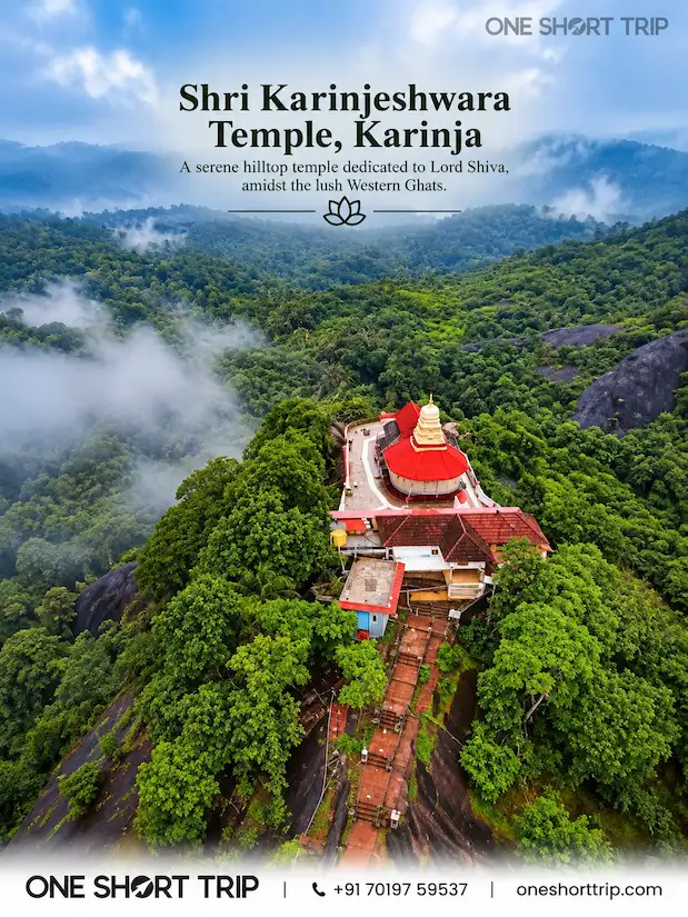 Shri Karinjeshwara Temple Karinja on Karnataka temple tour