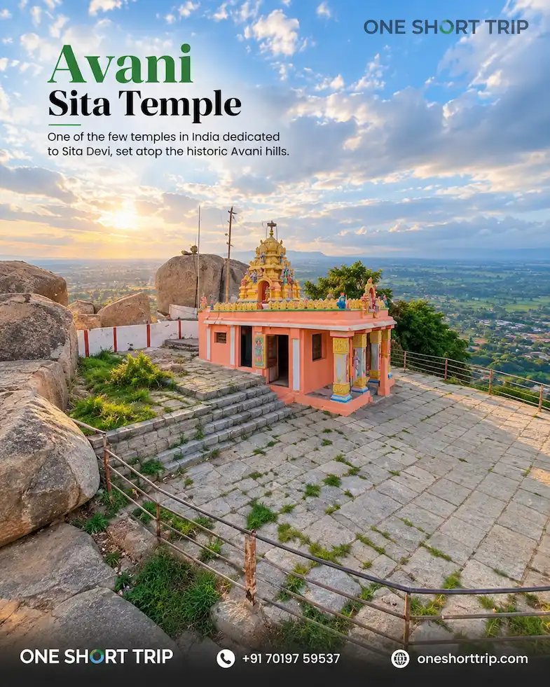 Sita Parvati Temple on Avani Betta near Kolar