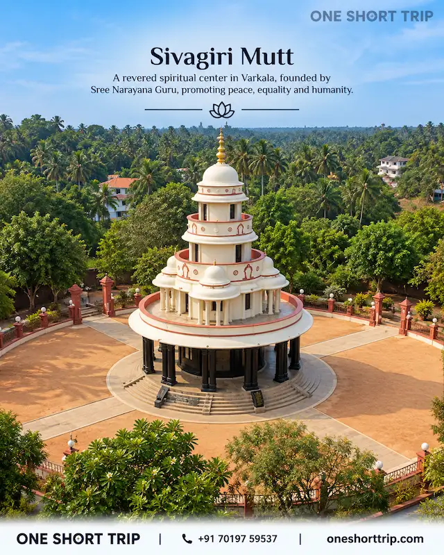Sivagiri Mutt in Varkala on a tour from Bangalore