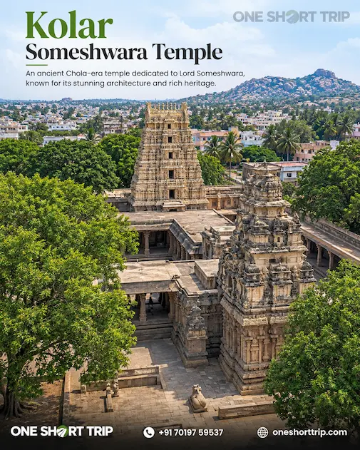 Someshwara Temple in Kolar on the temple tour from Bangalore